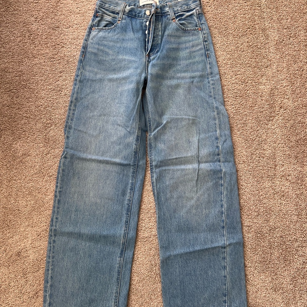 Denim Forum Women’s Lo-Rise Barrel Jean